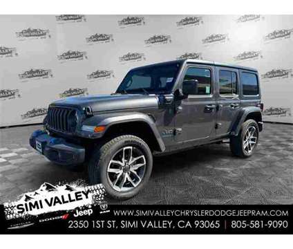 2024 Jeep Wrangler Sport S 4xe is a Grey 2024 Jeep Wrangler Sport SUV in Simi Valley CA