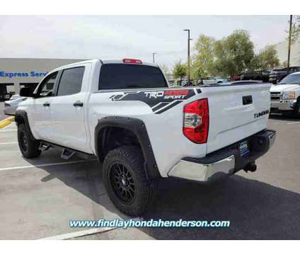 2018 Toyota Tundra SR5 is a White 2018 Toyota Tundra SR5 Car for Sale in Henderson NV