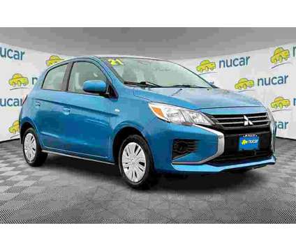 2021 Mitsubishi Mirage ES is a Blue 2021 Mitsubishi Mirage ES Hatchback in Tilton NH