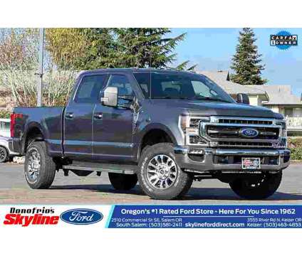 2022 Ford F-350SD Lariat is a Grey 2022 Ford F-350 Lariat Truck in Salem OR