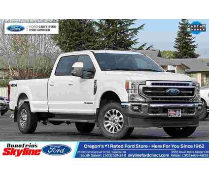 2022 Ford F-350SD Lariat is a White 2022 Ford F-350 Lariat Truck in Salem OR
