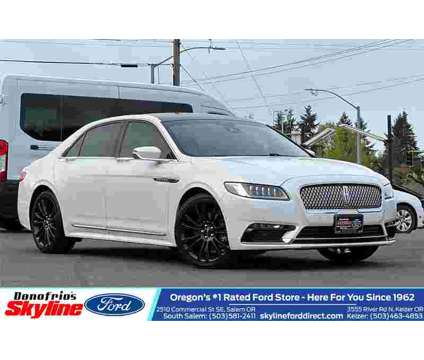 2017 Lincoln Continental Reserve is a Silver, White 2017 Lincoln Continental Reserve Sedan in Salem OR