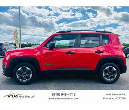 2018 Jeep Renegade for sale is a Red 2018 Jeep Renegade Car for Sale in Princeton NC