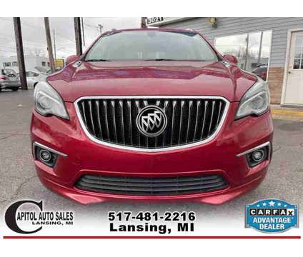2017 Buick Envision for sale is a Red 2017 Buick Envision Car for Sale in Lansing MI