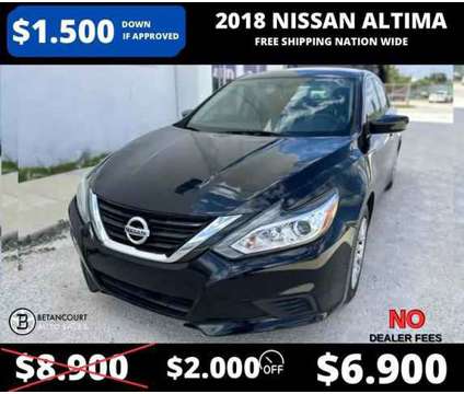 2018 Nissan Altima for sale is a Black 2018 Nissan Altima 2.5 Trim Car for Sale in Miami FL