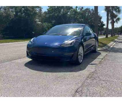 2022 Tesla Model 3 for sale is a Blue 2022 Tesla Model 3 Car for Sale in Orlando FL