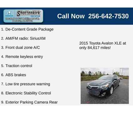2015UsedToyotaUsedAvalonUsed4dr Sdn is a Grey 2015 Toyota Avalon Car for Sale in Decatur AL
