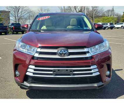 2019 Toyota Highlander XLE is a Red 2019 Toyota Highlander XLE Car for Sale in Trevose PA