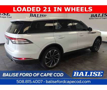2021 Lincoln Aviator Reserve is a White 2021 Lincoln Aviator Car for Sale in Hyannis MA