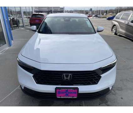 2024 Honda Accord Sedan EX is a Silver, White 2024 Honda Accord Sedan in Omaha NE