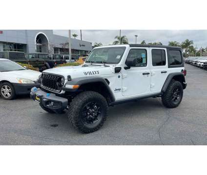 2024 Jeep Wrangler 4xe Willys is a White 2024 Jeep Wrangler Car for Sale in Cerritos CA