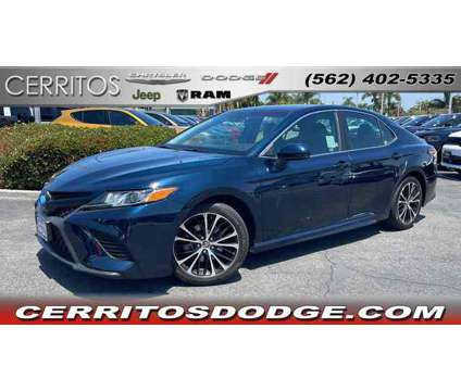 2018 Toyota Camry SE is a Blue 2018 Toyota Camry SE Car for Sale in Cerritos CA