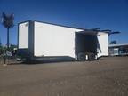 2024 Covered Wagon 8x24 10k white Enclosed Carhauler trailer w ultima
