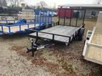 2024 Liberty Utility 76x12ut Dove tail atv mower trailer