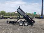 2024 Hawke 6x12 hawke series dump trailer 10k 2 FT HIGH SIDE