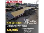 2023 Midsota 83x20 tilt Gravity Tilt trailer heavy duty skid st