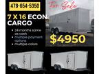 2024 Nationcraft 7x16 economy cargo trailer
