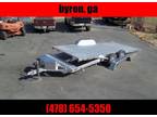 2025 Aluma 8218 Tilt power car hauler trailer aluminum