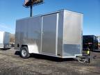 2024 Covered Wagon 6x12 Ramp door Gold Series White