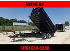2024 Covered Wagon 7X14 4ft Sides dump trailer 14k w Telescoping lift