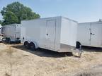 2024 ATC Trailers 7 X 16 ALL aluminum cargo motorcycle trailer