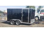 2024 Covered Wagon 7x14 blackoutW extra wide Ramp Door