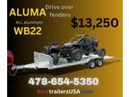 2024 Aluma wide body offroad trailer with drive over fenders