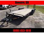 2024 Down 2 Earth 82x20 10k bobcat equipment trailer flat bed 2' dov