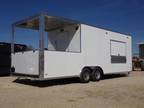 2024 Elite Trailers 8.5 x 24 bbq smoker concession vending competition