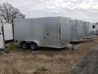 2024 EZ-Hauler 7 x 12 tandem axle cargo enclosed aluminum trailer