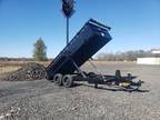 2024 Down 2 Earth 7x16 24 high side 16k equipment dump trailer