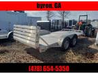 2018 Aluma 8214 carhauler trailer aluminum7x14