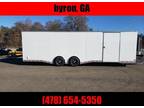 2024 Covered Wagon 8.5x28 14k Enclosed Carhauler w/ Ramp door trailer