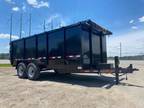 2024 Down 2 Earth 7x16 48 high side 14k equipment dump trailer