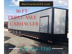 2024 Nationcraft 8 x 36 triple Tandem Axle enclosed 2 carhauler