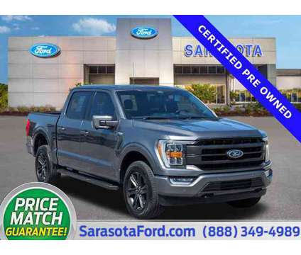 2021 Ford F-150 LARIAT is a Grey 2021 Ford F-150 Lariat Car for Sale in Sarasota FL