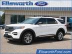 2024 Ford Explorer White, 98 miles