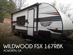 Forest River Wildwood FSX 167RBK Travel Trailer 2022