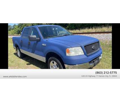 2005 Ford F150 SuperCrew Cab for sale is a Blue 2005 Ford F-150 SuperCrew Car for Sale in Haines City FL