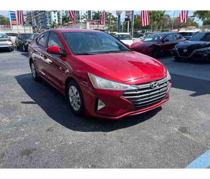 2019 Hyundai Elantra for sale is a Red 2019 Hyundai Elantra Car for Sale in Miami FL