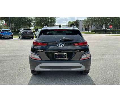2023 Hyundai Kona SEL is a Black 2023 Hyundai Kona SEL SUV in Vero Beach FL