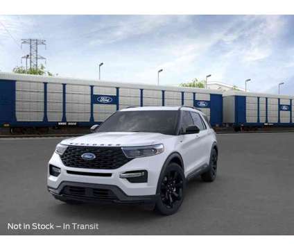 2024 Ford Explorer ST-Line is a White 2024 Ford Explorer SUV in Lowell IN