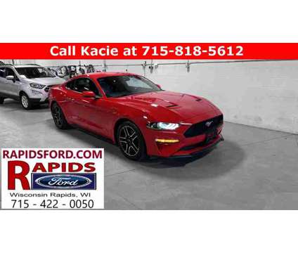 2023 Ford Mustang EcoBoost Premium is a Red 2023 Ford Mustang EcoBoost Premium Coupe in Wisconsin Rapids WI
