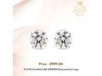 Elevate Your Style with Lab-Grown Diamond Stud Earrings - The Real Deal For You