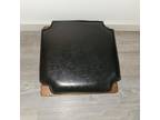 Vintage ETHAN ALLEN Black Stacking Stool Ottoman Footstool ~ Mid Century Modern