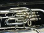 Besson 3 valve compensating euphonium. Silver, Bb, good condition.