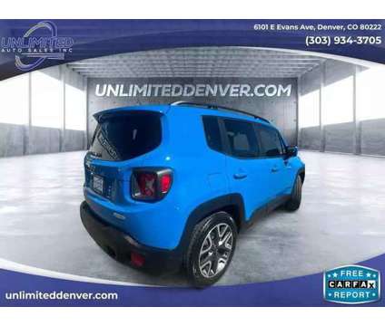2015 Jeep Renegade for sale is a Blue 2015 Jeep Renegade Car for Sale in Denver CO