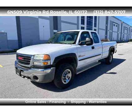 2004 GMC Sierra 2500 HD Extended Cab for sale is a White 2004 GMC Sierra 2500 H/D Car for Sale in Roselle IL