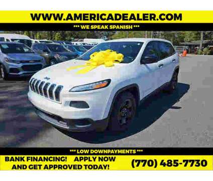2014 Jeep Cherokee for sale is a White 2014 Jeep Cherokee Car for Sale in Marietta GA