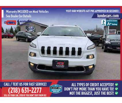 2016 Jeep Cherokee for sale is a White 2016 Jeep Cherokee Car for Sale in Wadena MN